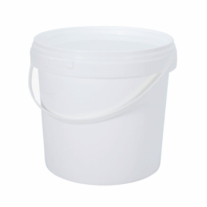 10.4L Round White Bucket