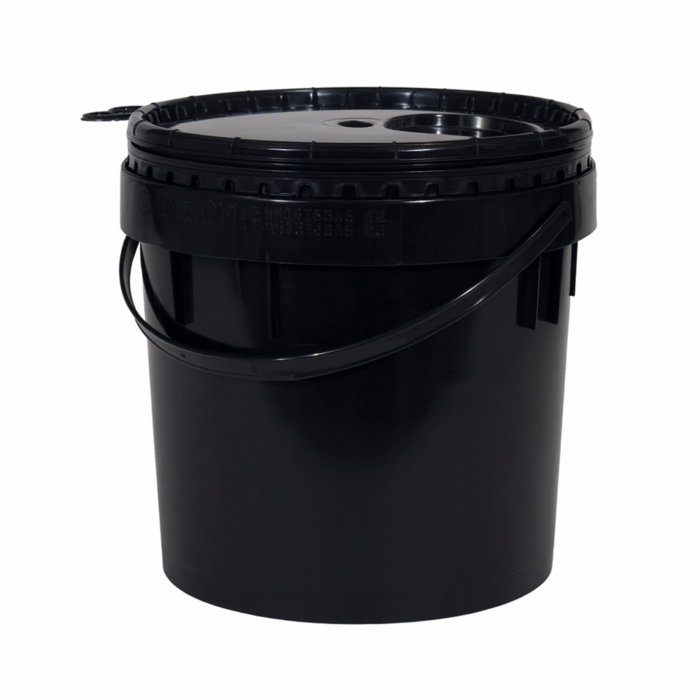 10L Round Black UN Bucket For Liquids
