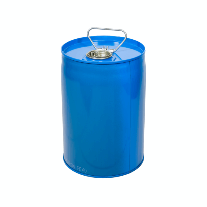 12L Blue Tight-Head Steel Drum with Lacquered Interior
