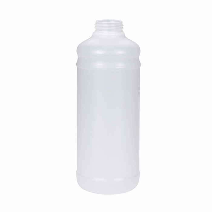 1L Natural Fluorinated UN Plastic Bottle (42mm Neck)