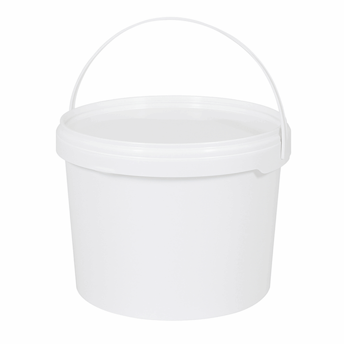 2.5L Round White Bucket
