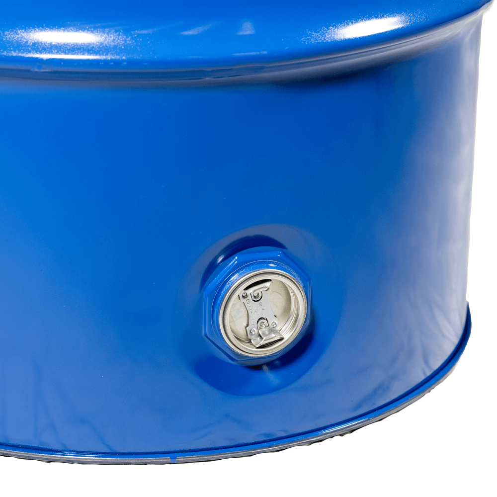 205L Blue Open Top UN Approved Agitator Drum - Image 2