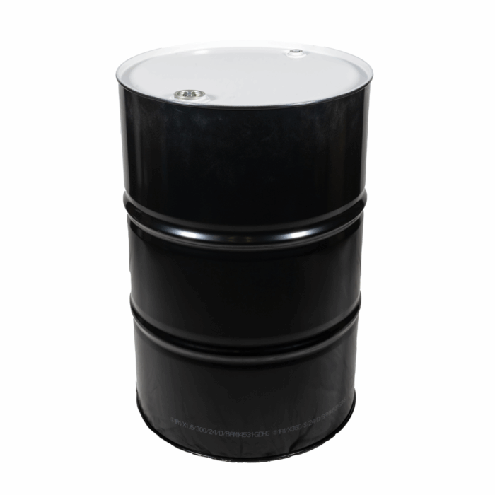 210L Black Tight-Head Drum with Lacquered Interior