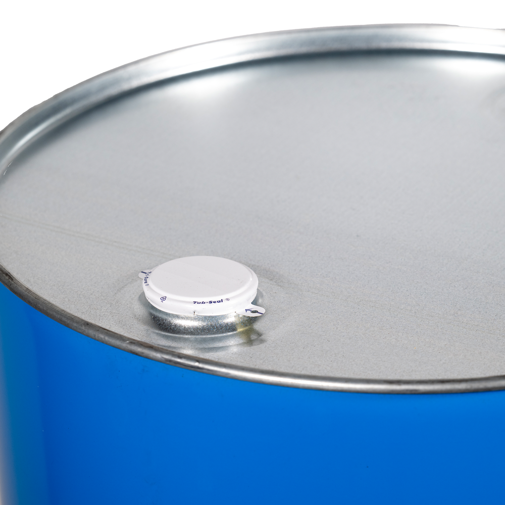 210L Blue Poly Composite Tight-Head Steel Drum - Image 2