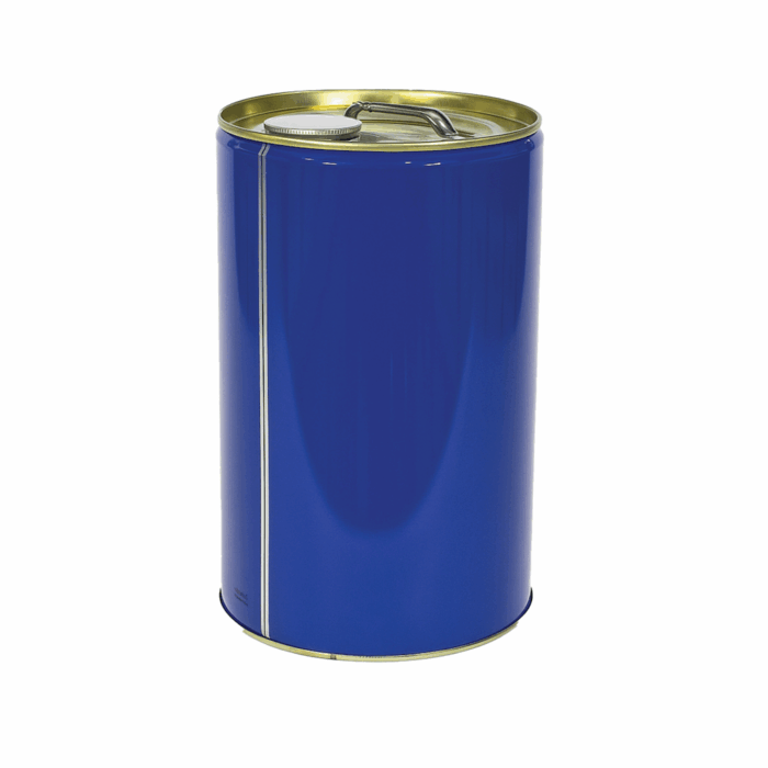 25L Blue Tight-Head Drum with 78mm Neck