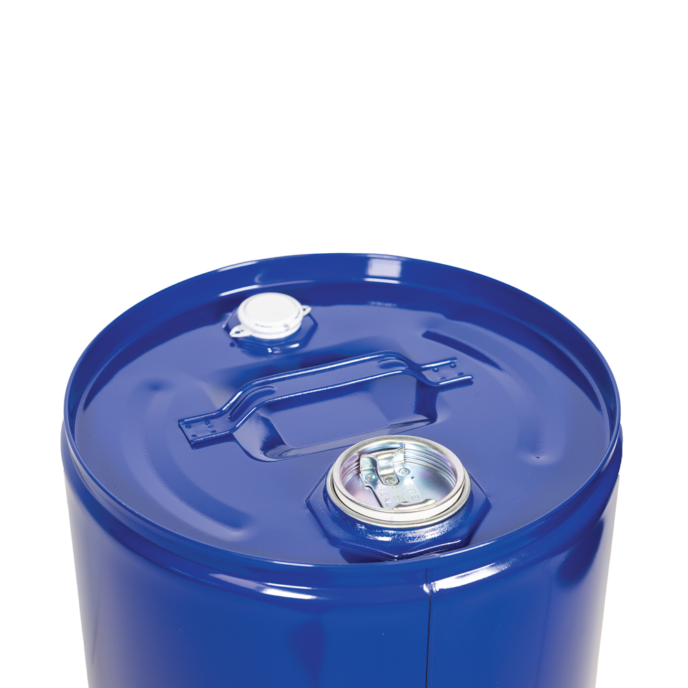 25L Blue Tight-Head Steel Drum - Image 2