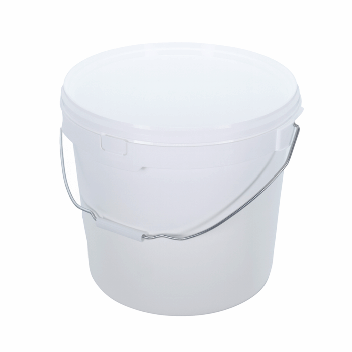 25L Round White Bucket