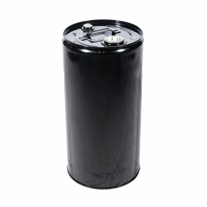 30L Black Tight-Head Steel Drum with Lacquered Interior