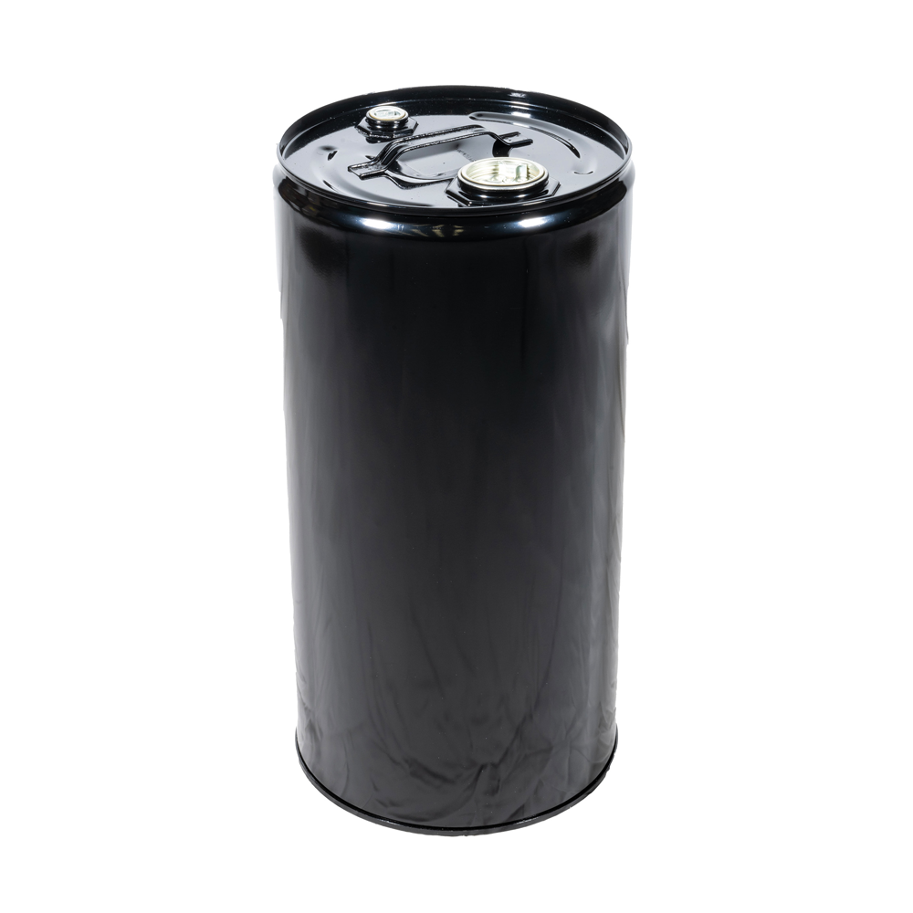 30L Black Tight-Head Steel Drum with Lacquered Interior