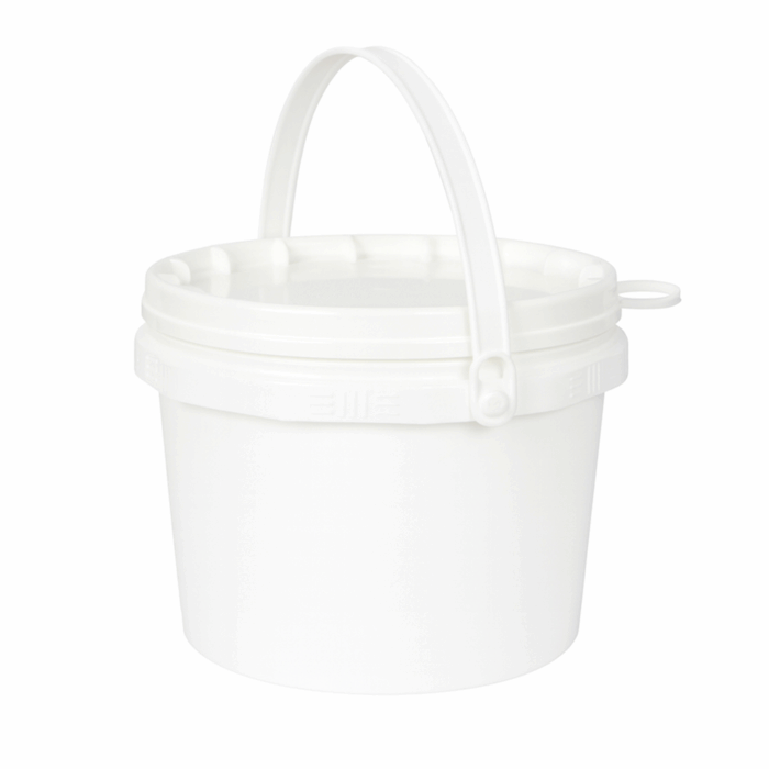 3L Round White UN Bucket For Solids