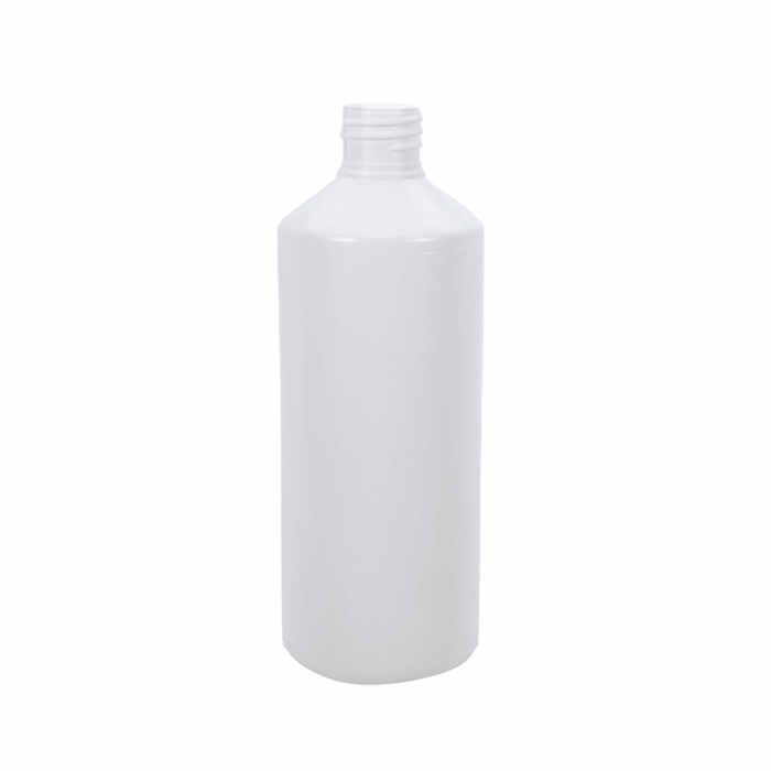 500ML White Standard Plastic Bottle (28mm Neck)
