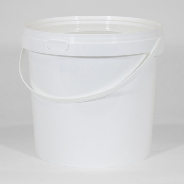 10.4L Round White Bucket