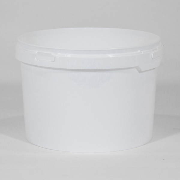 2.5L Round White Bucket