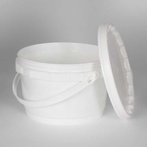 3L White UN Bucket For Solids