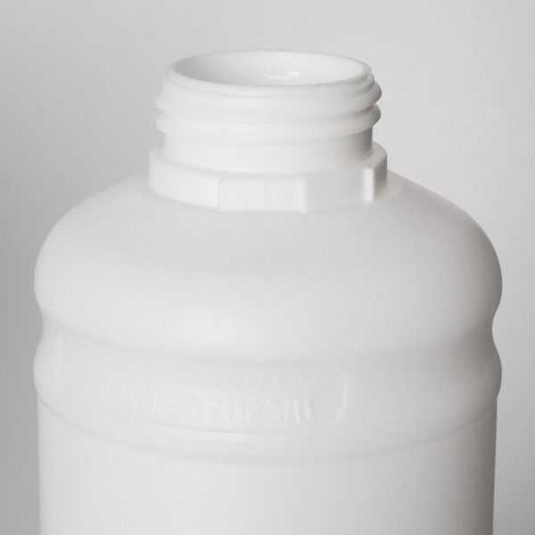 1L White Fluorinated UN Plastic Bottle
